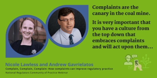 How complaints can improve regulatory practice